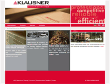 Tablet Screenshot of klausner-group.com